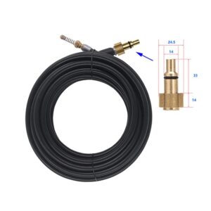 MANGUERA 20MTS DESTAPE A PRESION  ALCANTARILLADO BAUKER PUNTA RESORTE